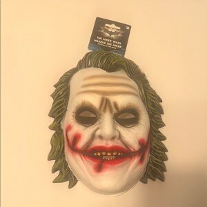 DC Joker Face Mask - White, Green, Red